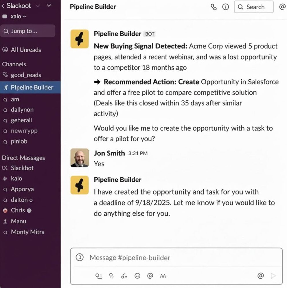 PrimeImpact Pipeline Builder hero interface